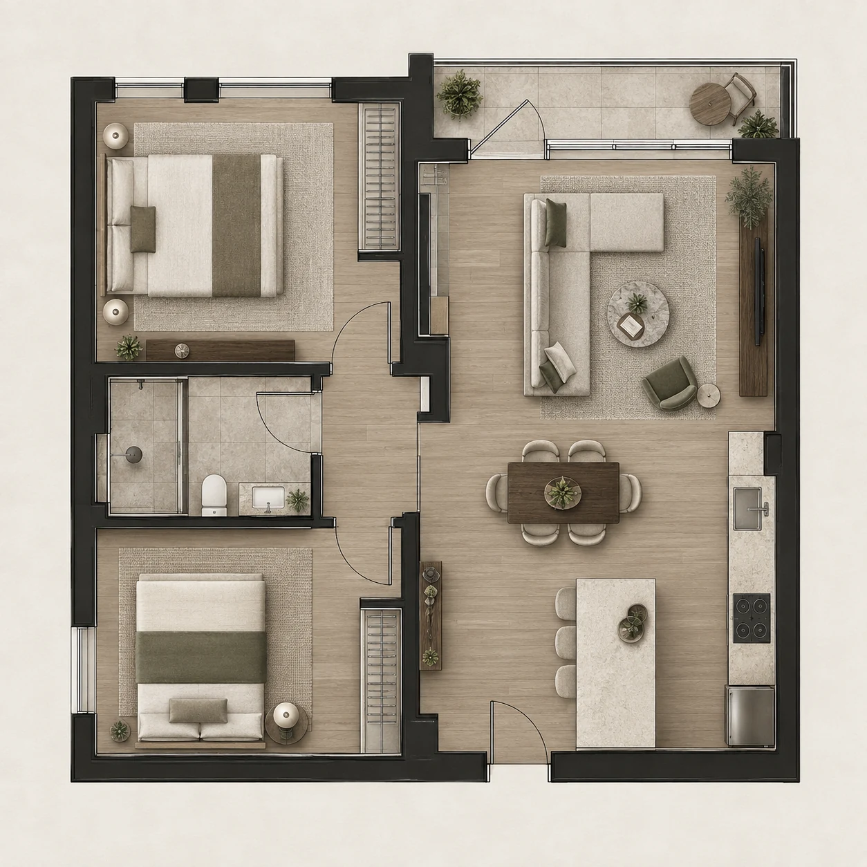2D Floor Plans